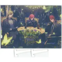 Nijisanji - Acrylic stand - Acrylic Art Plate - DMM Scratch! - Lauren Iroas & Belmond Banderas & Oliver Evans