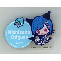 Nishizono Chigusa - Badge - Nijisanji x Sanrio characters - Nijisanji