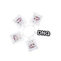 DNQ - Key Chain - Colorful Peach