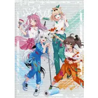 hololive - Shirakami Fubuki & Natsuiro Matsuri & Himemori Luna & Kazama Iroha (白上フブキ＆夏色まつり＆姫森ルーナ＆風真いろは ブロマイド 「バーチャルYouTuber ホロライブ ホロライブプロダクション ART JAM!!!フェア in animate」 対象商品購入特典)