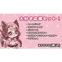 Nono Sakura - Stationery - Acrylic Key Chain - Postcard - Key Chain - Commuter pass case - Plastic Folder - Bag - VTuber