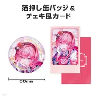 Amagase Muyu - NIJISANJI Petit - Character Card - Badge - Nijisanji