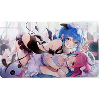 Minato Aqua & Usada Pekora - Desk Mat - Trading Card Supplies - Gen 2