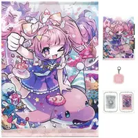 Ushimi Ichigo - Acrylic Key Chain - Character Card - Key Chain - Acrylic Art Plate - Tapestry - Birthday Merch Complete Set - Nijisanji