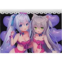 Itoshino Tesla & Nekoda Pepero - Acrylic Art Plate - Masquerade