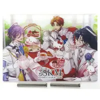 3SKM - 3SKM×Sanrio - Acrylic Art Plate - Sakaki Ness & Kaisei & Kitami Yusei