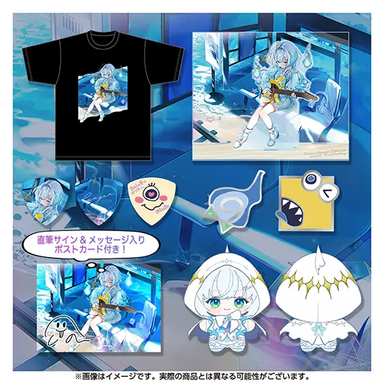 Kasukane Shino - Clothes - Complete Set - Pin - Acrylic stand - Plush - Acrylic Diorama Stand - T-shirts - Postcard - Guitar Pick - 774 inc.