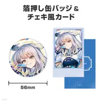 Shioriha Ruri - NIJISANJI Petit - Character Card - Badge - Nijisanji