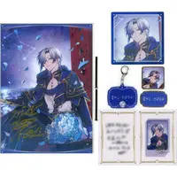 Milan Kestrel - NIJISANJI Petit - Character Card - Acrylic Block - Acrylic Art Plate - Birthday Merch Complete Set - Nijisanji