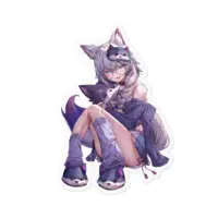Kasyou Waon - Stickers - VTuber Size-100mm 