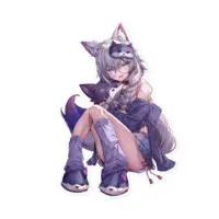 Kasyou Waon - Stickers - VTuber Size-160mm 