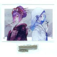Tokoyami Towa & Amane Kanata - Acrylic Art Plate - Acrylic stand - hololive