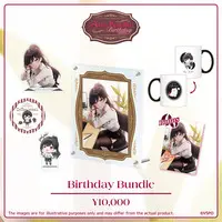 Kuroha Arya - Mug - Coaster - Acrylic stand - Postcard - Tableware - Birthday Merch Complete Set - Acrylic Art Plate - VSPO!