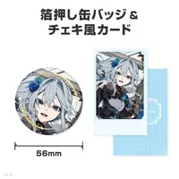 Yukishiro Mahiro - NIJISANJI Petit - Character Card - Badge - Nijisanji