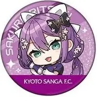 Sakura Ritsuki - Badge - Nijisanji (桜凛月SD(京都サンガF.C.) 缶
