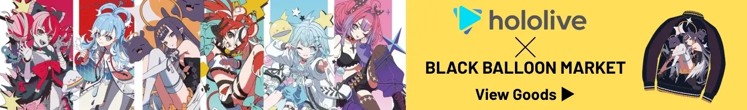 hololive x BLACK BALLOON MARKET