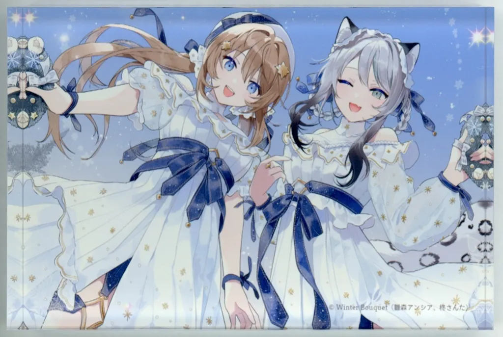 Hiiragi Santa & Hinamori Anthea - Acrylic Block - VTuber