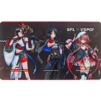VSPO! - Desk Mat - Trading Card Supplies - Stationery - Amayui Moka & Kisaragi Ren & Choya Hanabi