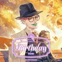 Joe Rikiichi - Birthday Merch Complete Set - NIJISANJI Petit - Character Card - Acrylic Art Plate - Acrylic Block - Nijisanji