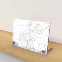 Yuzan - Acrylic Art Plate - VTuber Size-100mm