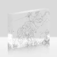 Yuzan - Acrylic Block - VTuber Size-100mm