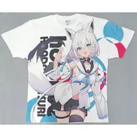 Shirakami Fubuki - Clothes - T-shirts - hololive GAMERS Size-L