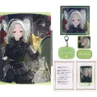 Morinaka Kazaki - Birthday Merch Complete Set - Acrylic Art Plate - Acrylic Block - NIJISANJI Petit - Character Card - Stickers - Key Chain - Nijisanji