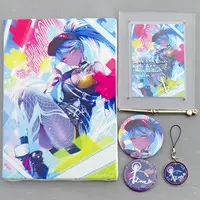 Takamiya Rion - Key Chain - Badge - Acrylic Art Plate - Canvas Board - Birthday Merch Complete Set - Nijisanji