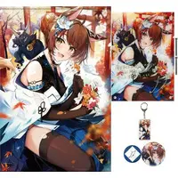 Fumi - Acrylic Key Chain - Badge - Tapestry - Acrylic Art Plate - Birthday Merch Complete Set - Nijisanji