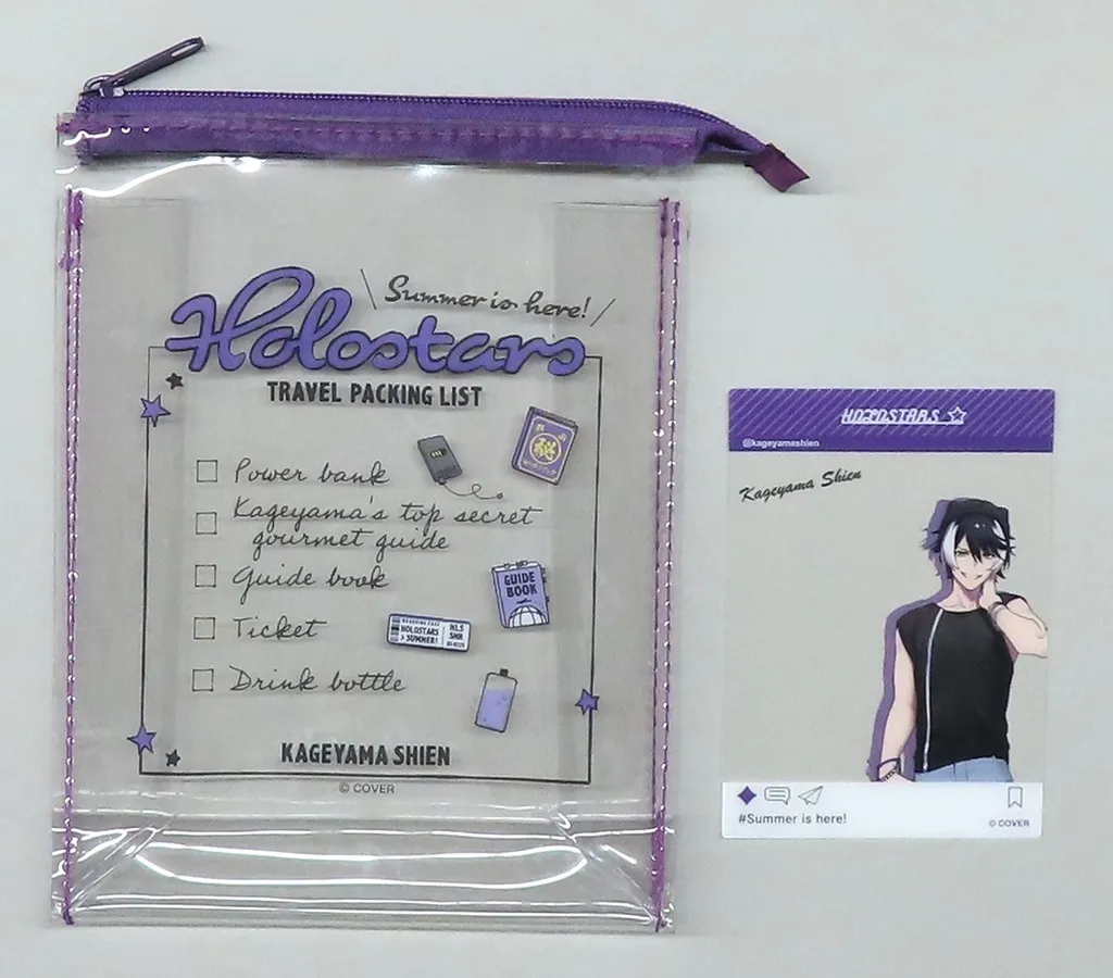 Kageyama Shien - Character Card - Pouch - HOLOSTARS