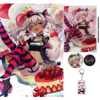 Matsukai Mao - Acrylic Key Chain - Badge - Tapestry - Acrylic Art Plate - Birthday Merch Complete Set - Nijisanji