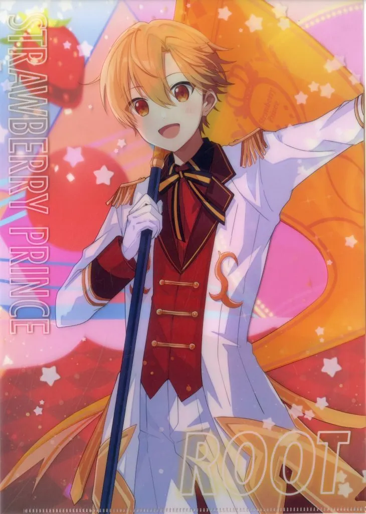 Root - Stationery - Plastic Folder - Strawberry Prince