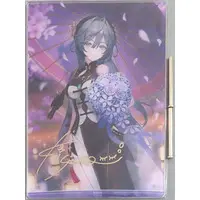 Kisara - Acrylic Art Plate - Acrylic stand - Nijisanji