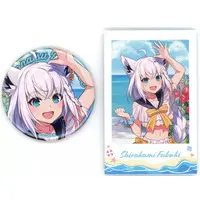 Shirakami Fubuki - holonatsu Paradise Merch vol.2 - Character Card - Badge - hololive GAMERS