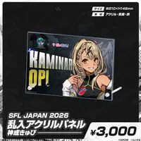Kaminari Qpi - Acrylic Art Plate - VSPO!