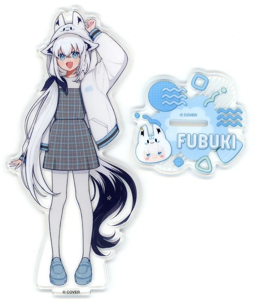 Shirakami Fubuki - Lovely Okaburi Mascot Series - Acrylic stand - hololive GAMERS