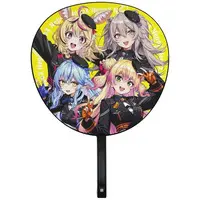 NePoLaBo - Uchiwa Fan - Omaru Polka & Yukihana Lamy & Momosuzu Nene & Shishiro Botan