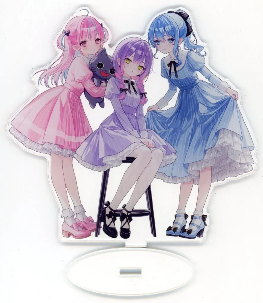 Gen 4 - Acrylic stand - Hoshimachi Suisei & Minato Aqua & Tokoyami Towa