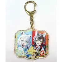 Ookami Mio & Shirakami Fubuki - Key Chain - hololive GAMERS