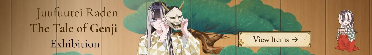 Juufuutei Raden x The Tale of Genji Exhibition
